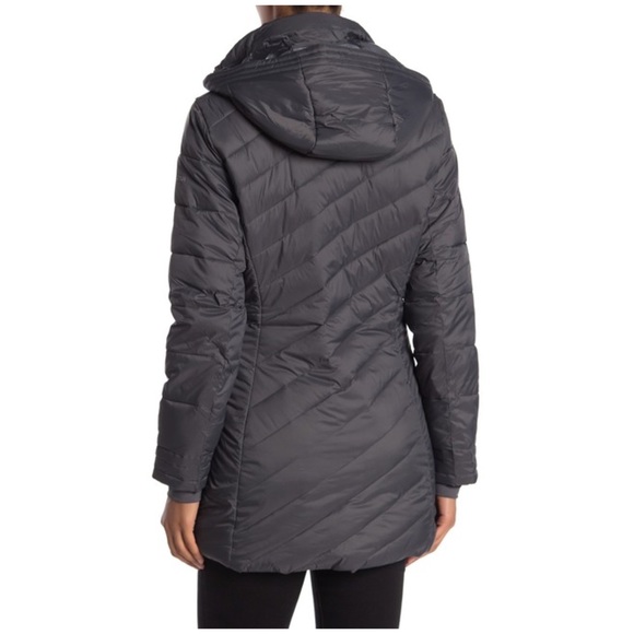 Nwt Spyder Boundless Long Jacket Puffer Polar Gray - Picture 3 of 7